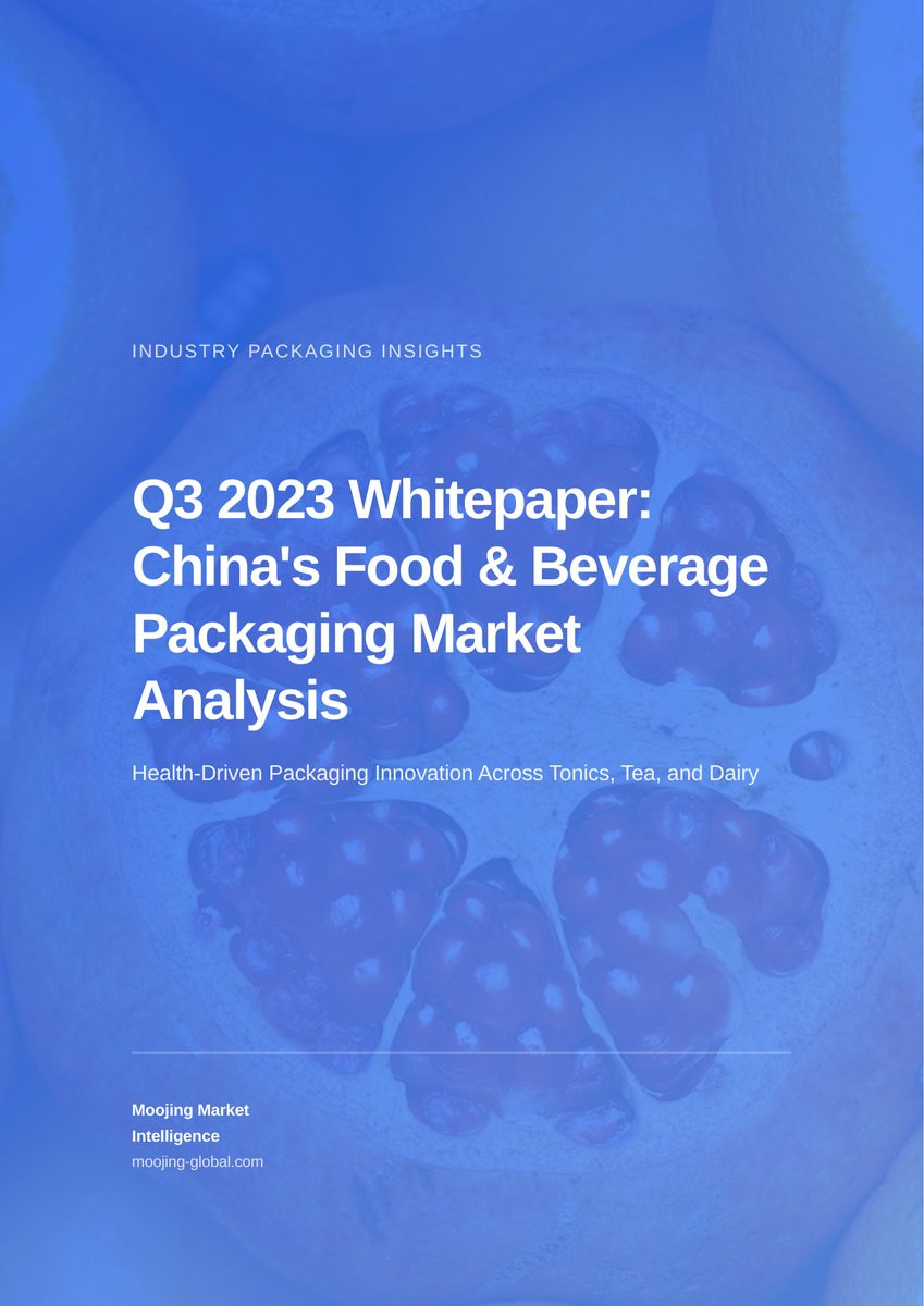 Q3 2023 Whitepaper: China's Food & Beverage Packaging Market Analysis cover