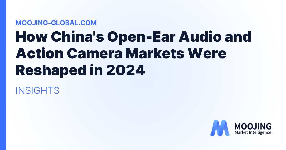 How China's Open-Ear Audio and Action Camera Markets Were Reshaped in 2024