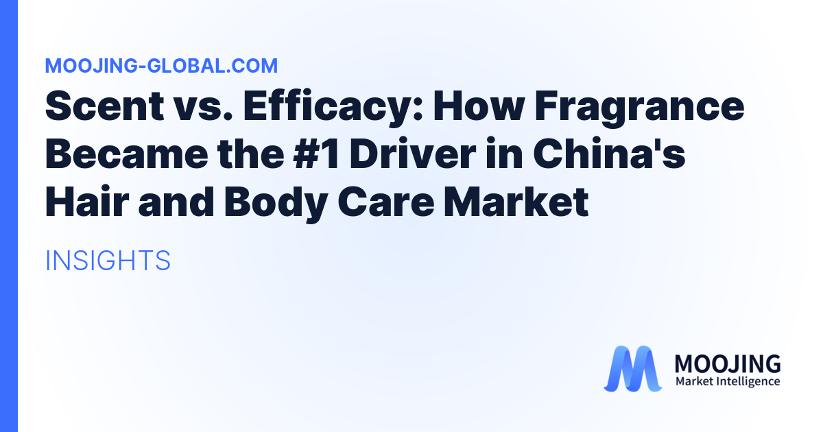 Scent vs. Efficacy: How Fragrance Became the #1 Driver in China's Hair and Body Care Market