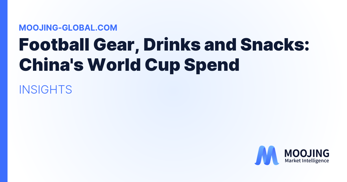 Football Gear, Drinks and Snacks: China's World Cup Spend